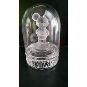 1985 Walt Disney Productions Mickey Mouse Figurine inside glass dome made in W G